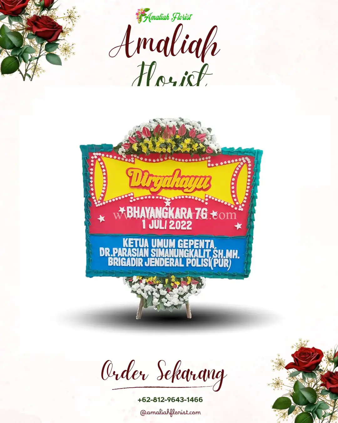 Papan Bunga HUT Ulang Tahun Jatisampurna